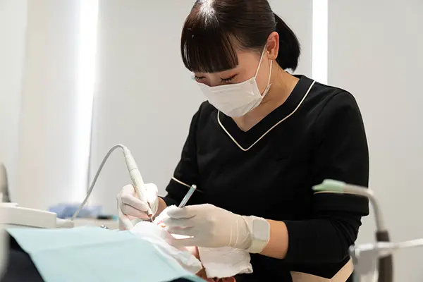 歯科衛生士による歯のメインテナンス