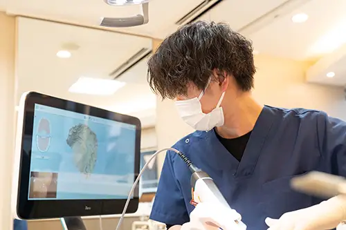 光学印象による型取り