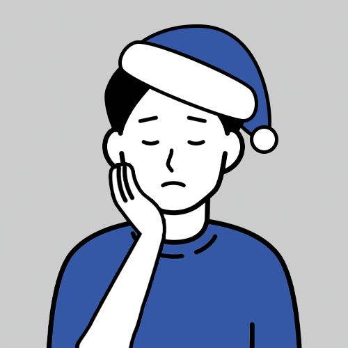 起床時に顎の違和感を感じる男性