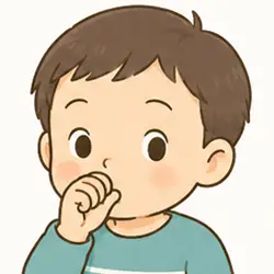 指しゃぶりの図