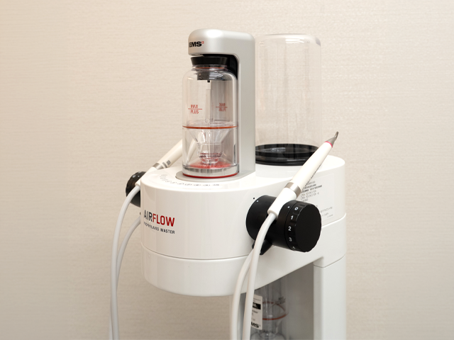 専門的クリーニングで使用するエアフロー