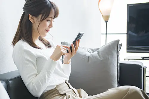 WEB予約のスタート画面